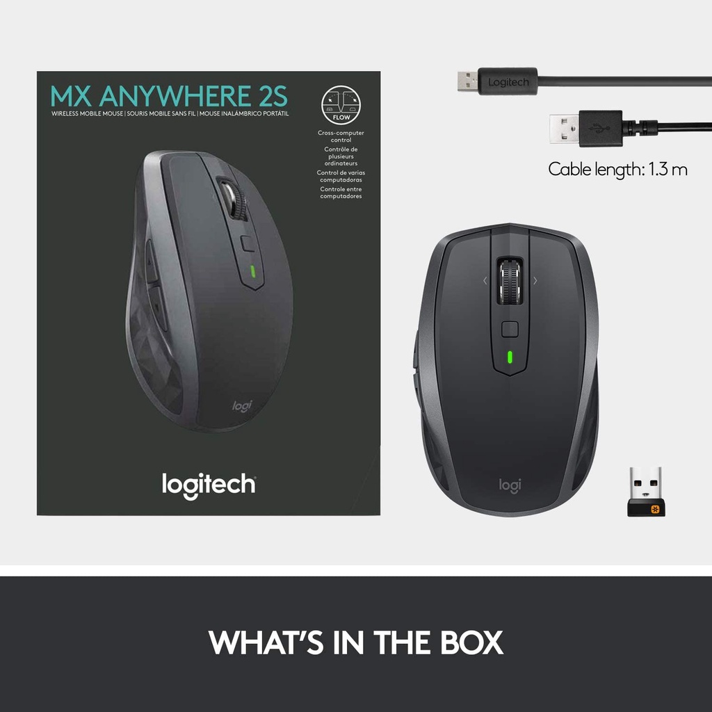 Logitech MX Anywhere 2S Wireless Mouse Mobile Wireless Original
