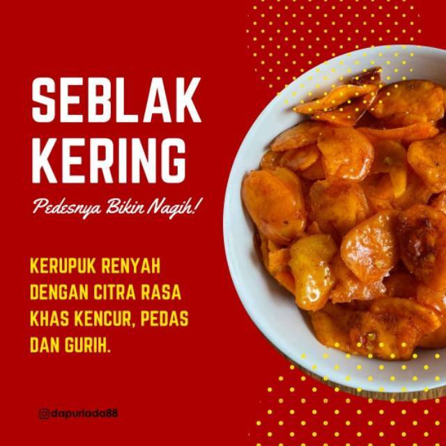 

Seblak kering