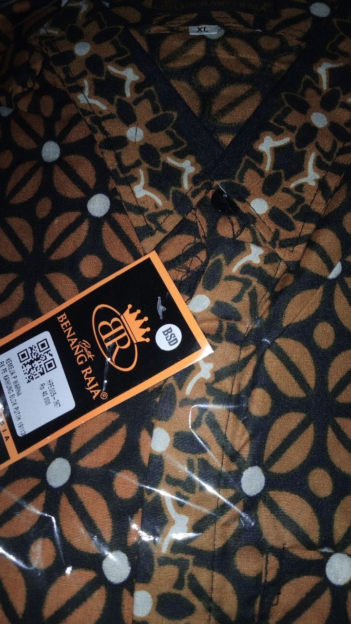 Benang Raja Kemeja Batik Pria Hem Batik Lengan Panjang Ukuran Jumbo 2xl 3xl 4xl 5xl