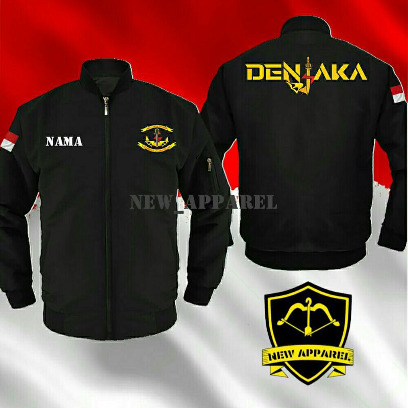 Jaket Bomber DENJAKA - Detasemen Jalamangkara TNI AL