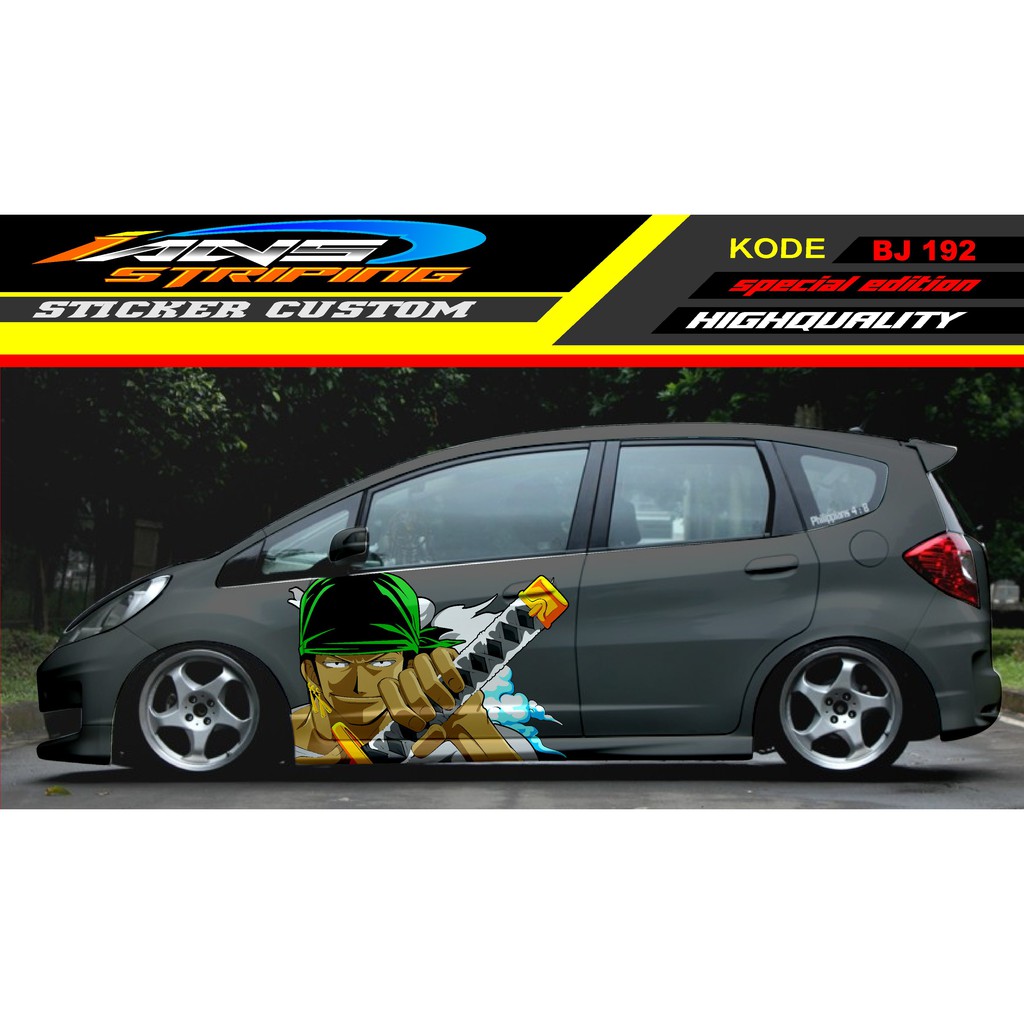 STIKER VARIASI MOBIL HONDA JAZZ