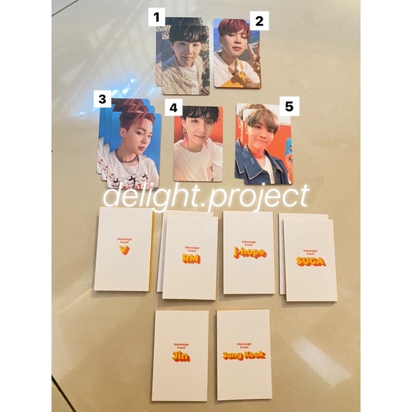 [READY] Photocard pc album bts bangtan butter cream peaches peach jimin hobi jhope suga yoongi