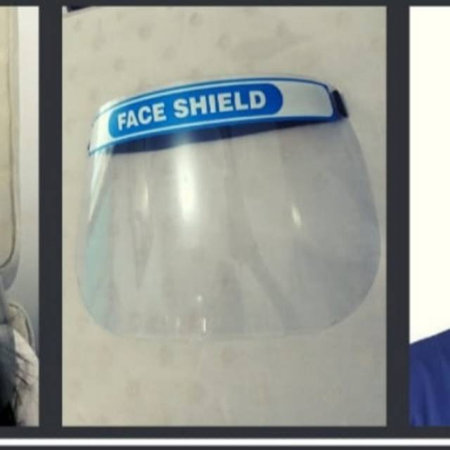 Penutup mulut face shield