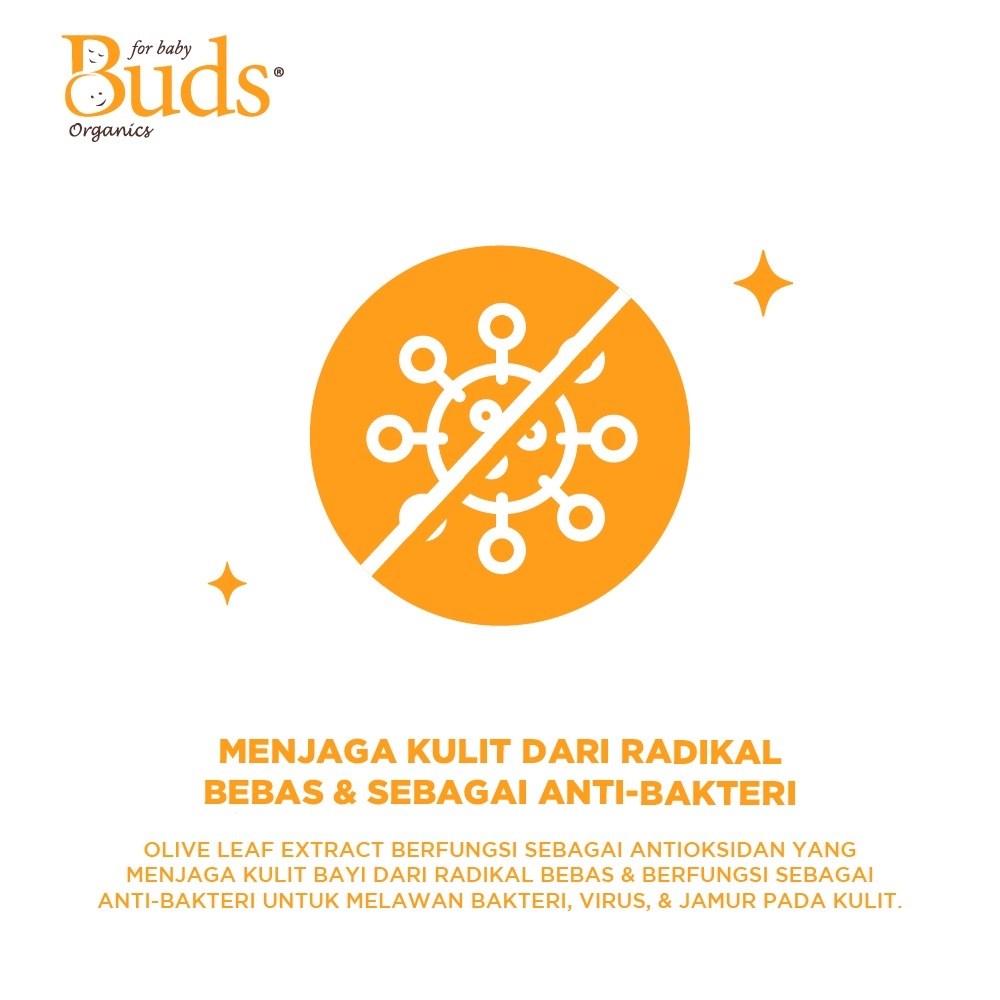 BUDS SOOTHING ORGANIC ECZEMA MINI PACK PAKET PERAWATAN LOTION IRITASI LUKA BAYI