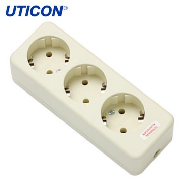 Uticon ST138 Stop Arde 3 Lubang Warna Cream