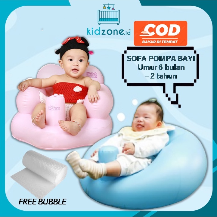 sofa ban duduk bayi / Kursi Pompa Bayi Sofa Bisa Pompa Bisa Di Tiup Dan Bisa Di Lipat (free packing) GARANSI