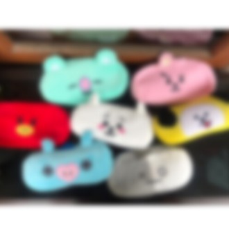 ELFYDO - Kotak Pensil Karakter Plushy Tempat Pensil Karakter Korea Pouch Makeup Kosmetik
