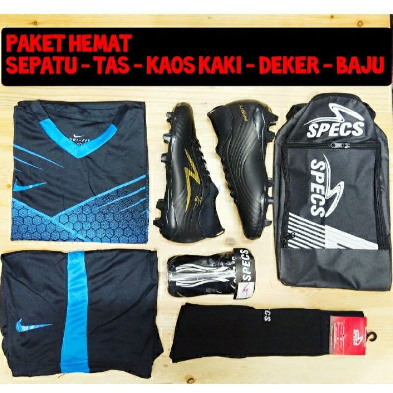 SEPATU BOLA SPECS INFINITY BOOT PAKET HEMAT KOMPLIT-FUL SET5 B.INFT HiTM