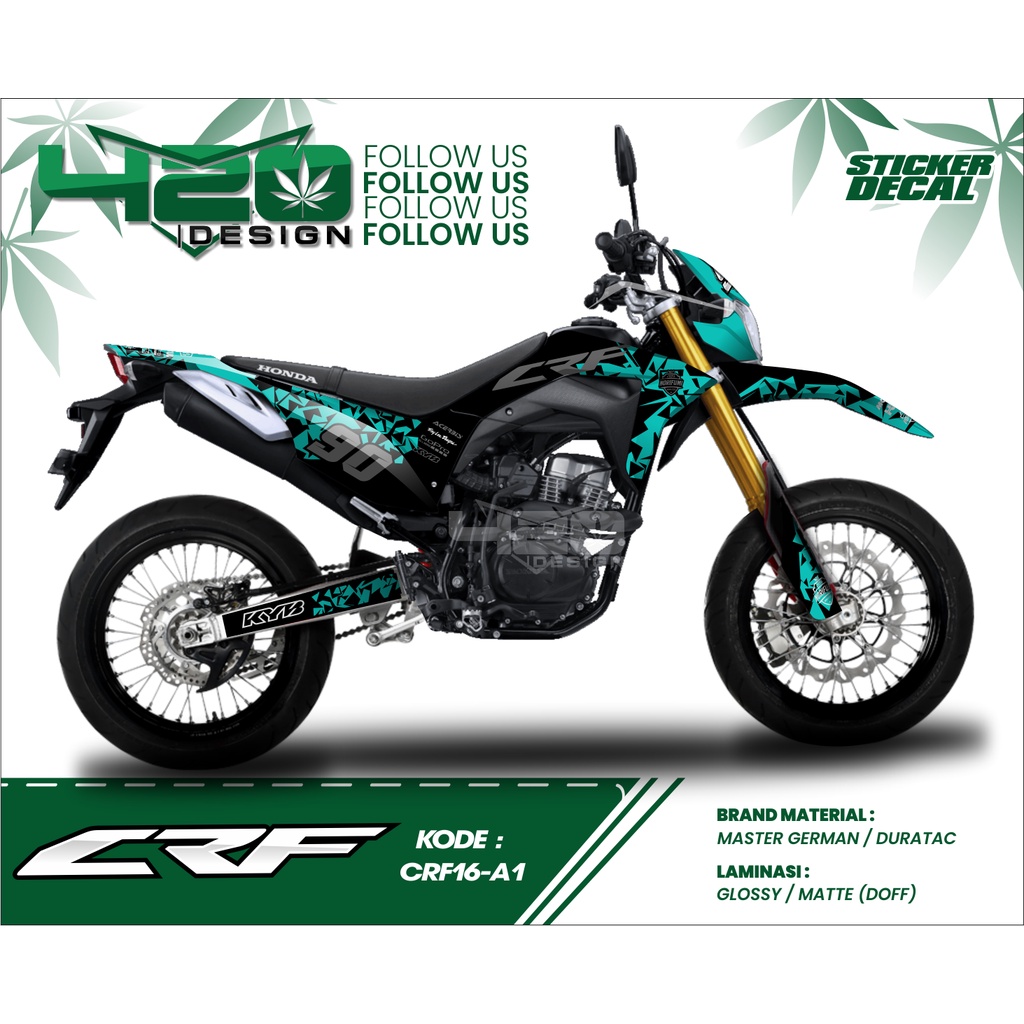 DECAL STIKER MOTORCROSS CRF 150L / STIKER FULLBODY CRF 150L / STIKER FULLBODY CRF 150L VARIASI CUSTO