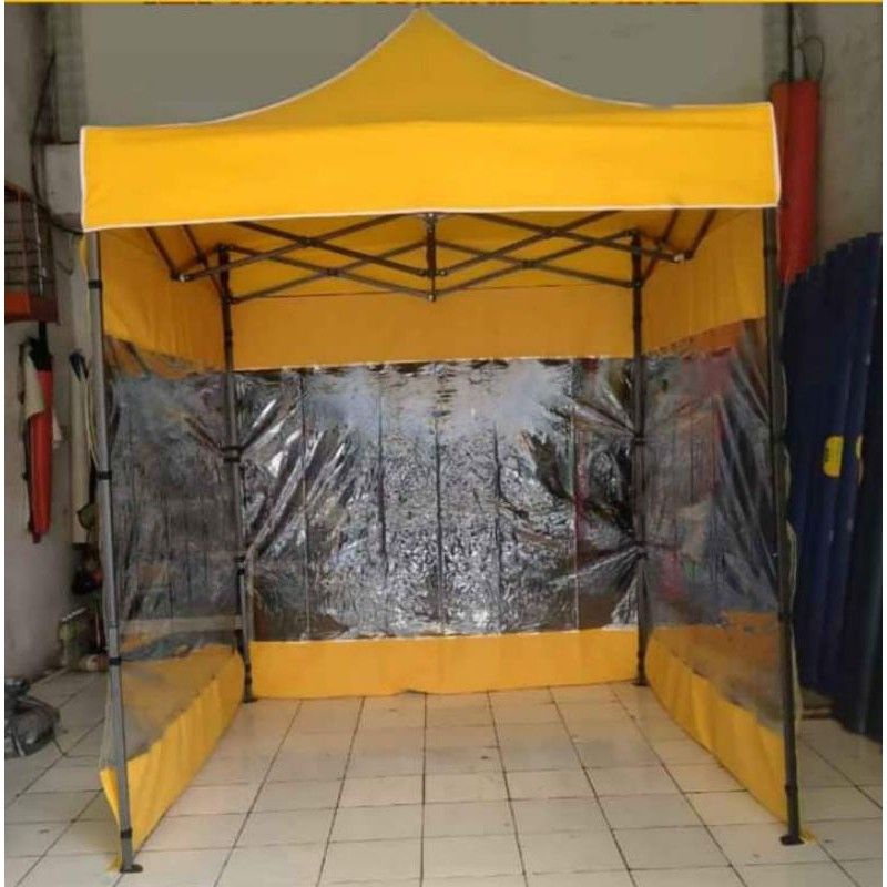 dingding atau tirai tenda lipat dan bongkar pasang 1,5x1, 5