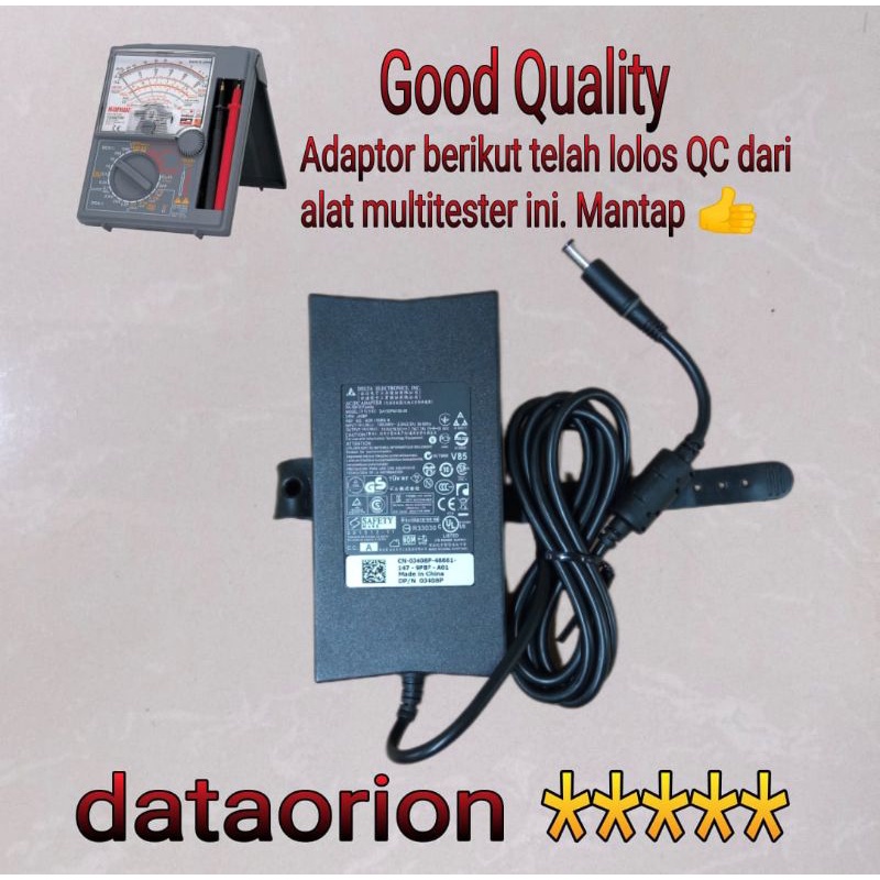 Adaptor Charger DELL 19.5V 7.7A DC 7.4*5.0mm 150W Slim for Dell PA-5M10 For XPS 17 L702X