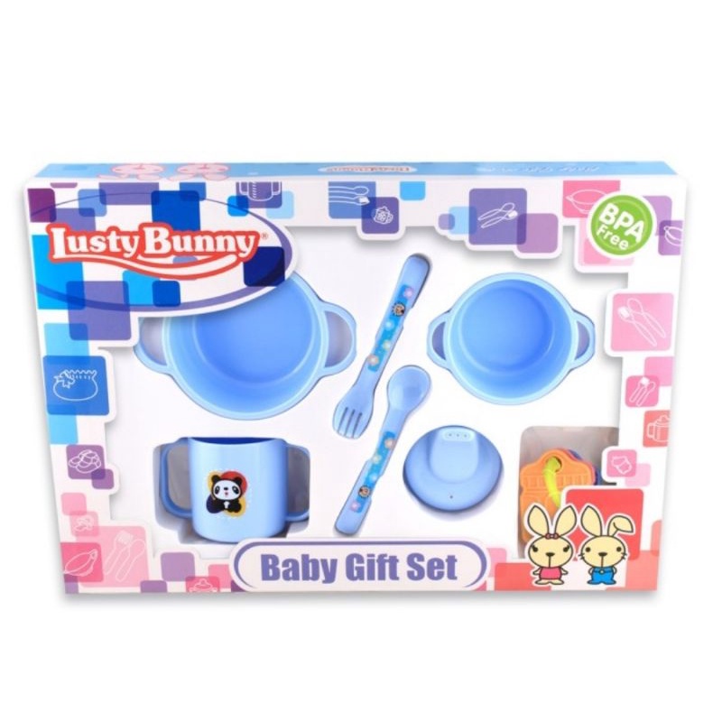 LustyBunny Baby Feeding Set LB-1842 Set Peralatan Makan Bayi &amp; Anak