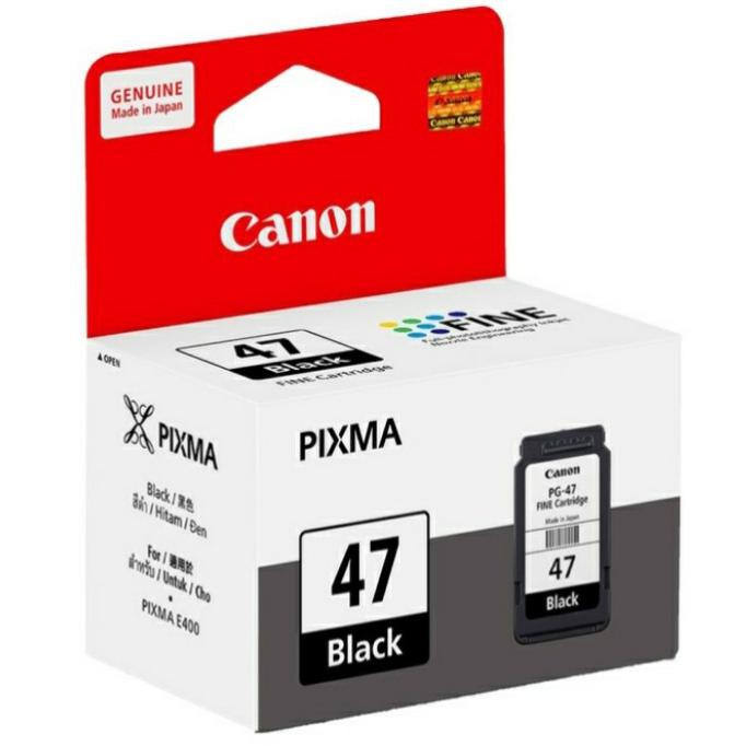 

Diskon Tinta Canon 47 Black=E400/E410/E460/Dll Limited