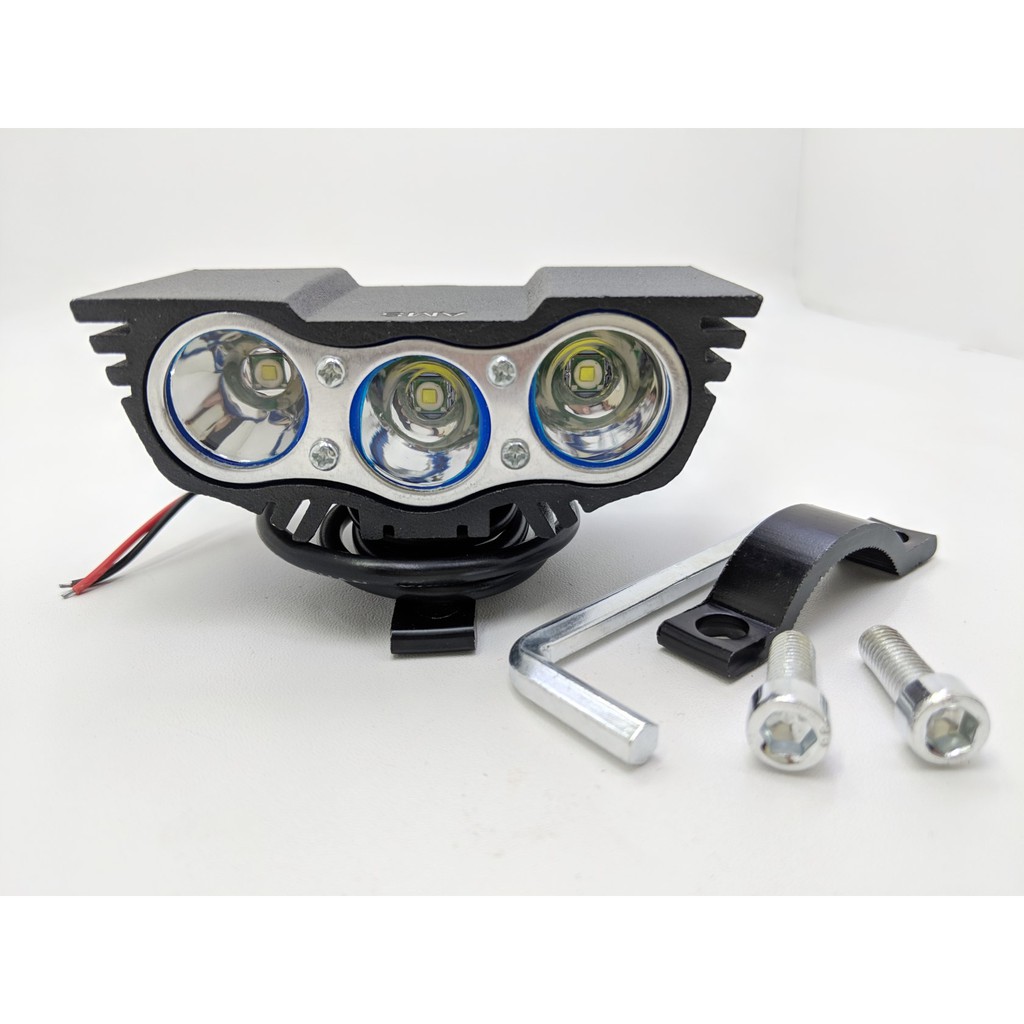 lampu tembak lampu sorot led PUTIH cree 3 mata owl ultrafire 30watt 3 mode