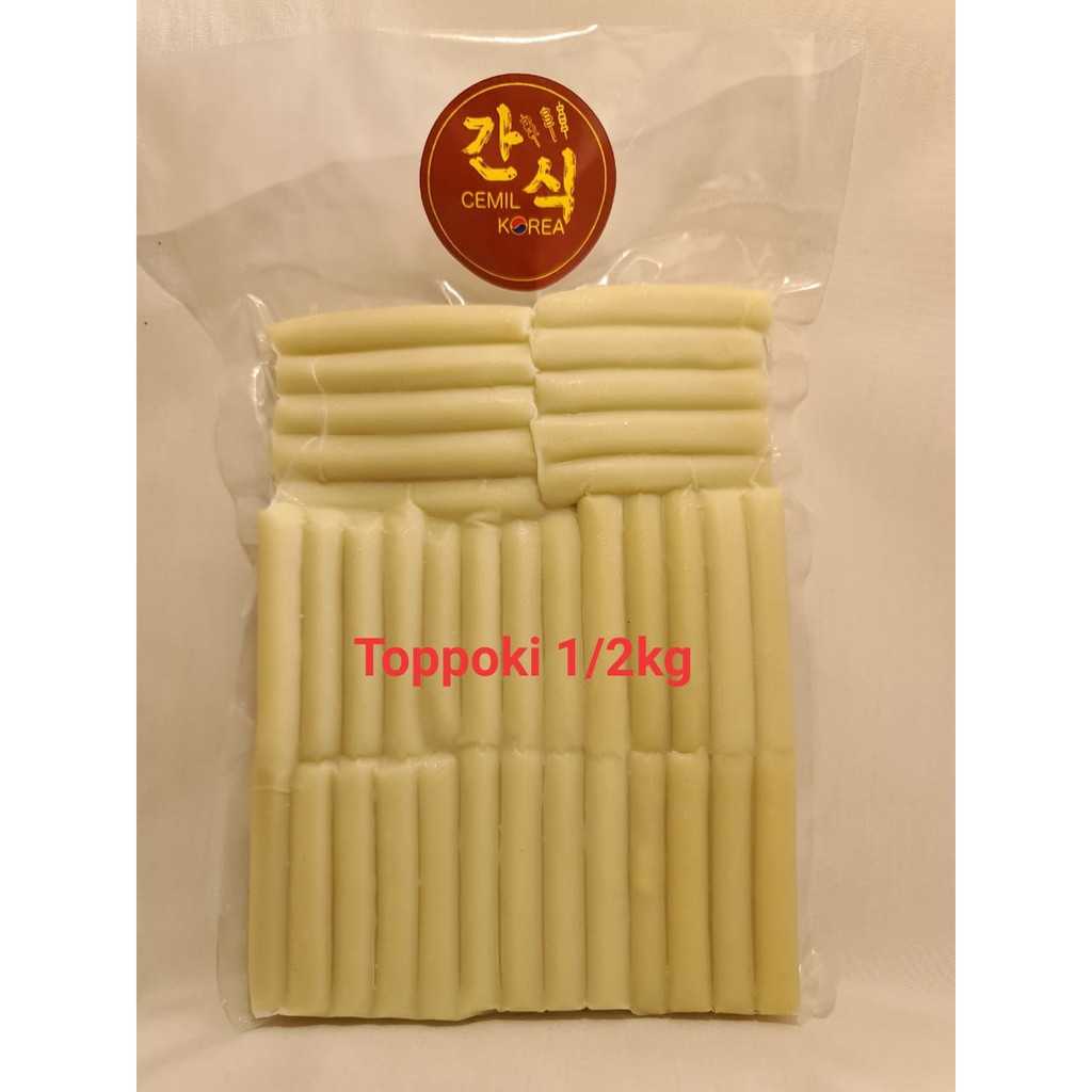 Tteokbokki / Topokki / Topoki / Toppoki ukuran 500gr