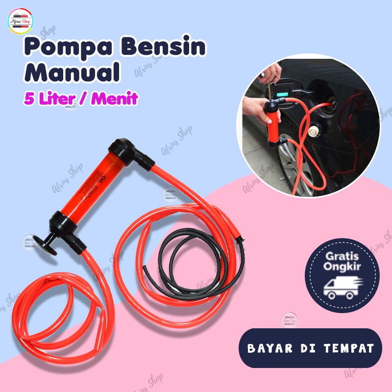 Pompa Bensin Manual Pompa Tangan Transfer Oli Bensin Mobil