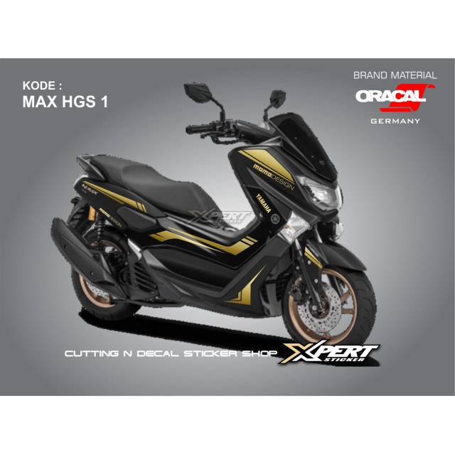 Cutting Sticker NMax hitam