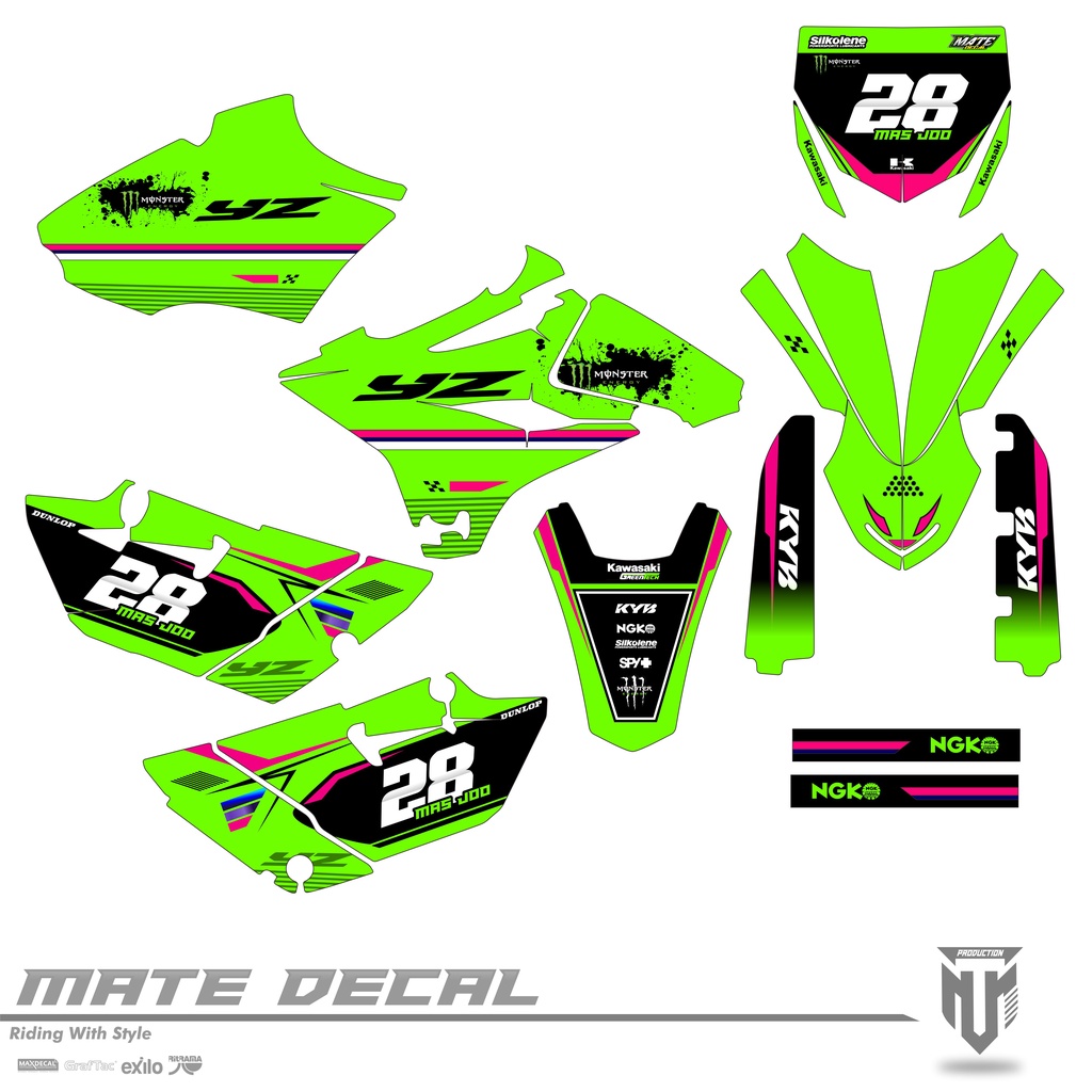 DECAL YZ 85 NEW - DECAL YZ 85 OLD - DECAL YZ 125 2017 2018 2019- DECAL YZ 250 - DECAL YZF 250