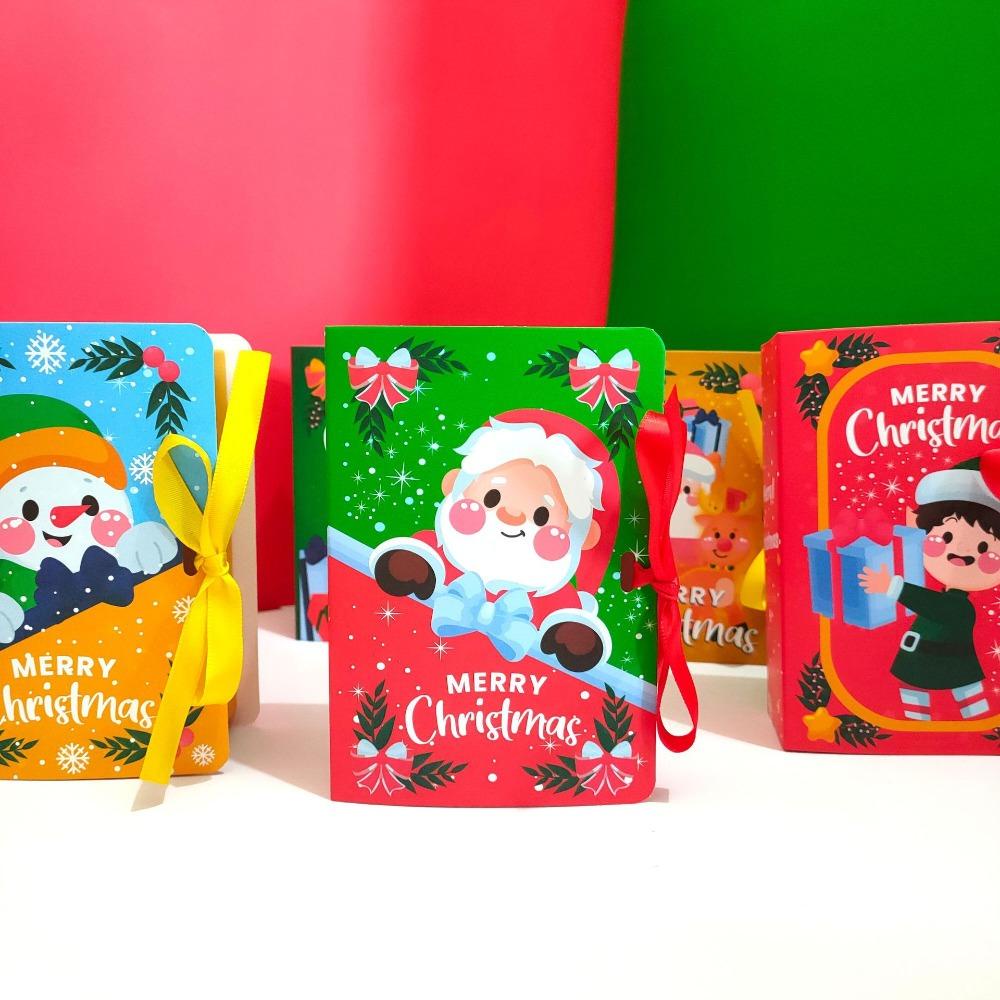 Preva 5Pcs Natal Gift Box Seri Buku Ajaib Suvenir Pesta Navidad Desain Buku Pesta Candy Box