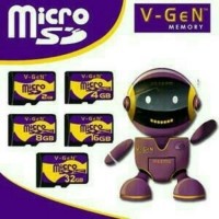 Micro SD MicroSD V-GeN 4GB 8GB 16GB 32GB 64GB Turbo Series | Vgen Memory Card HP Resmi Original