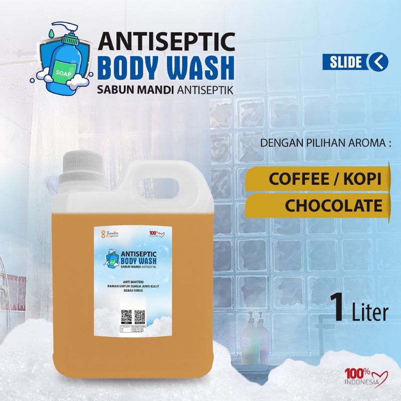 Body wash antiseptic aneka aroma wangi segar kemasan jurigen 1 liter