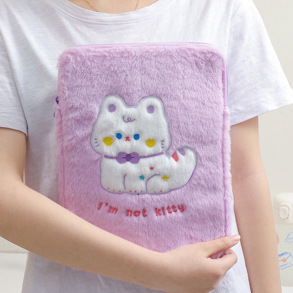 Tas Ipad SLEEVE tas tablet bulu karakter NEW bunny penyimpan ipad atau tablet sleeve ipad pouch karakter bunny