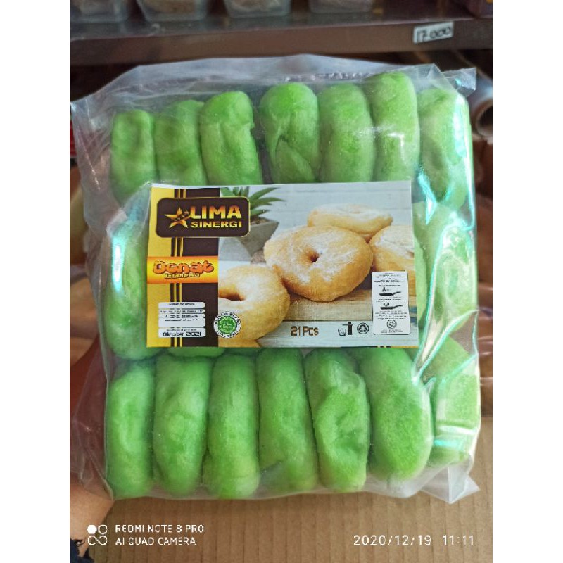 

Donat Pandan isi 21