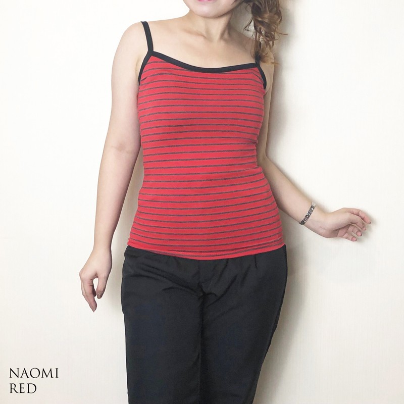 NAOMI TOP STANDAR &amp; JUMBO - Tank Top Wanita Atasan Wanita