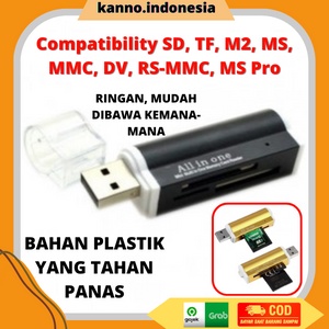 Memory Card Reader USB Flashdisk Multifungsi Kartu Memori Colokan USB Laptop HP Komputer