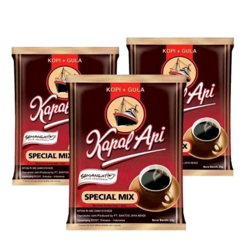 

Kopi Kapal Api Special Mix Renceng 25gr x 10