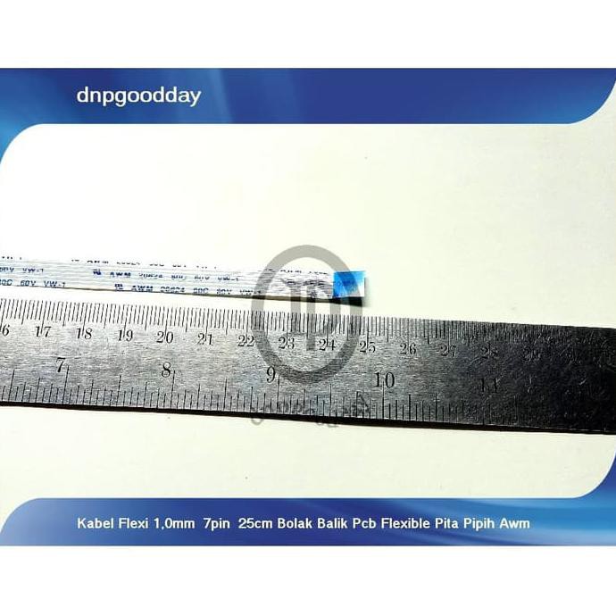 

Kabel Flexi 1,0Mm 7Pin 25Cm Bolak Balik Pcb Flexible Pita Pipih Awm Dnpgood11