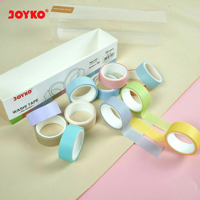 

Produk Unggulan Lakban Kertas /Selotip Kertas Warna/Masking /Joyko Wt 100 15 Mm X 3 M Terlaris