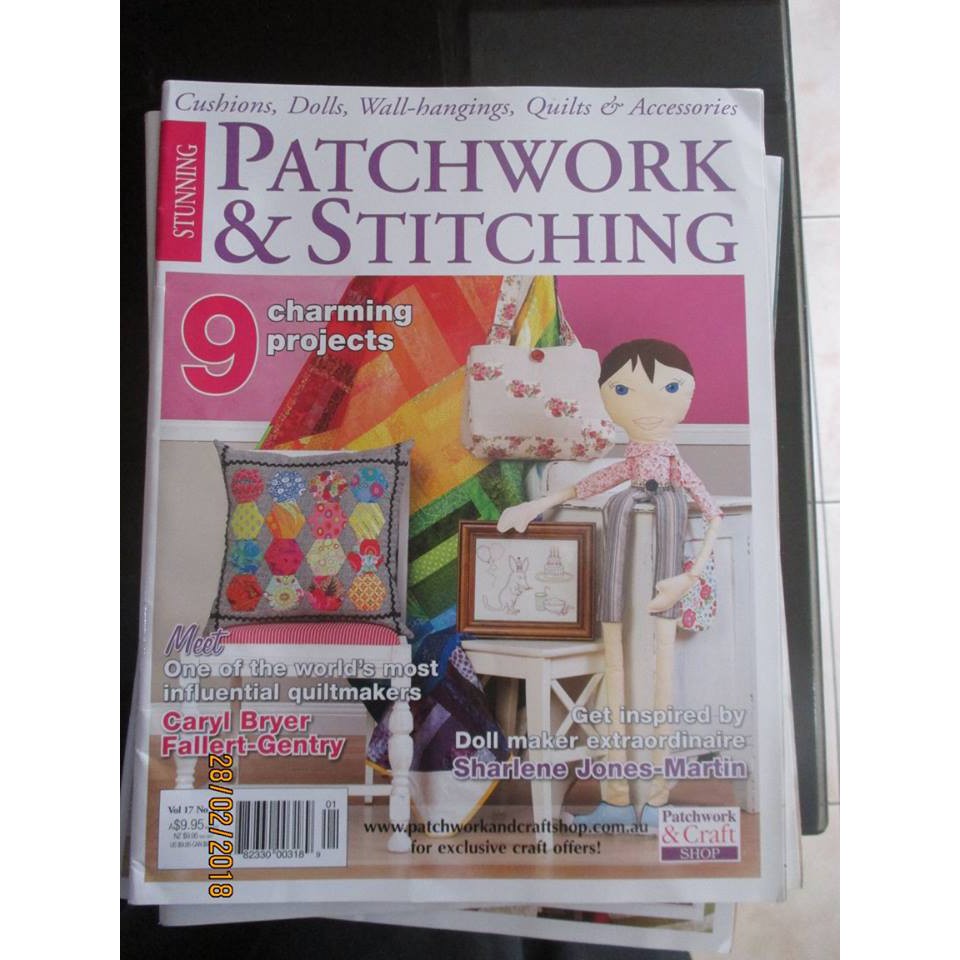 

PATCHWORK &STITCHING- VOL 17majalah Patchwork Quilting