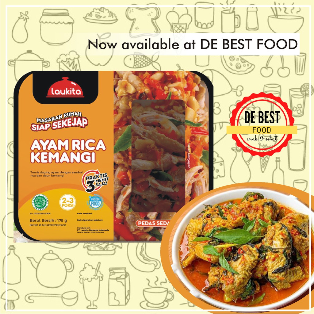 

Laukita Lauk Beku Ayam Rica Kemangi 200gr