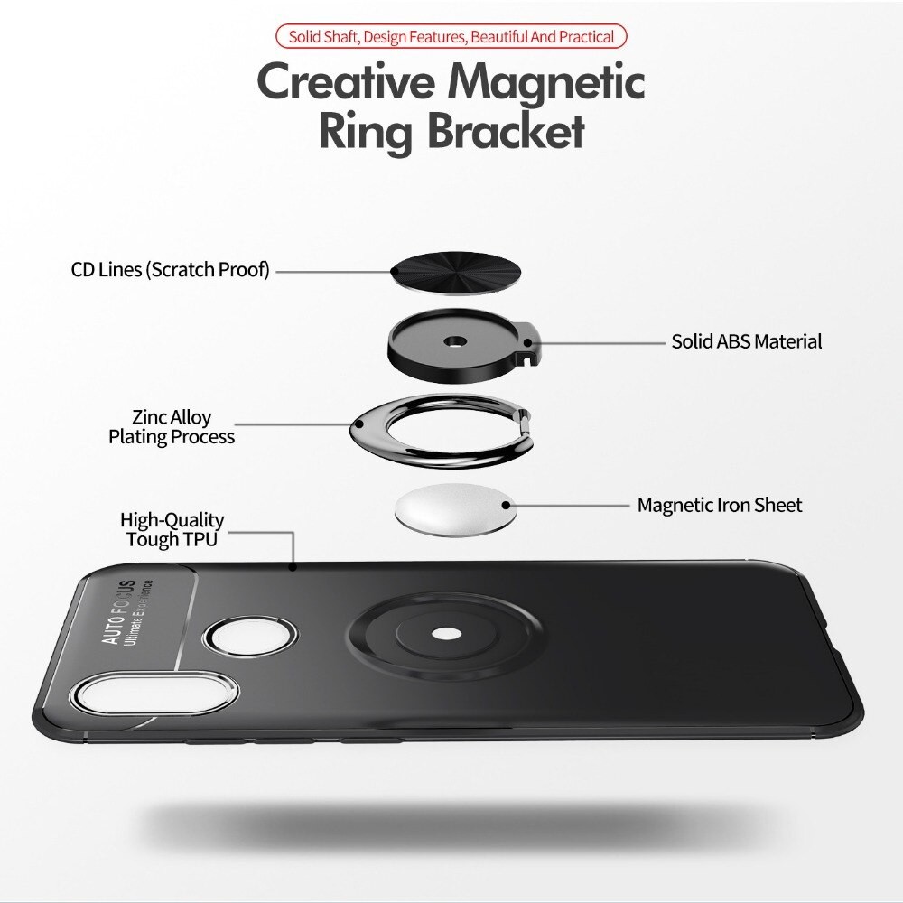 H8 Case Vivo Y91 Softcase Autofocus Magnetic Ring