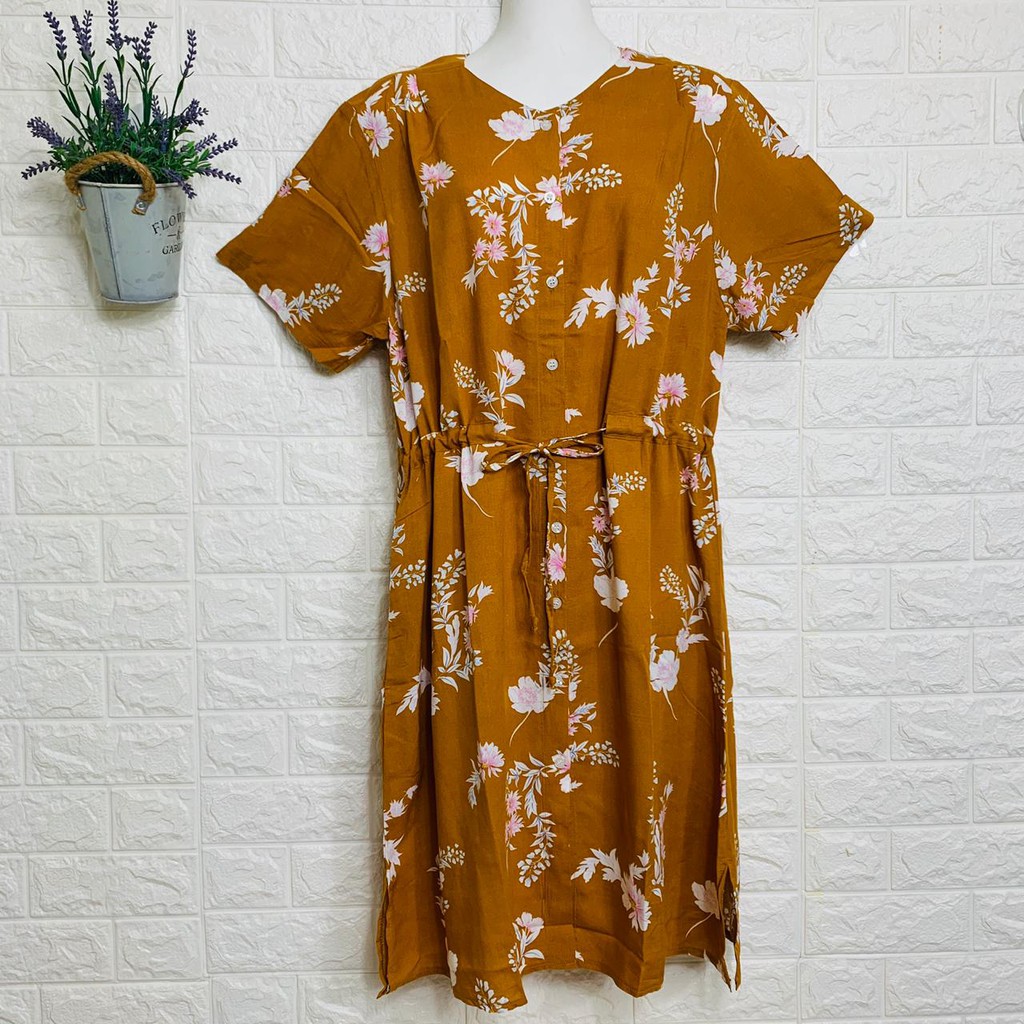 VERO FASHION DASTER TALI PINGGANG BAHAN RAYON ADEM KUALITAS BAGUS BY AMRO  D13TGN08-HR