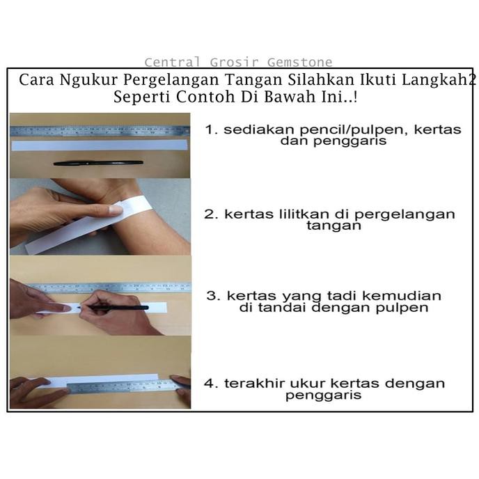 Gelang Batu Natural Lava 7 Cakra A52 Terbaru