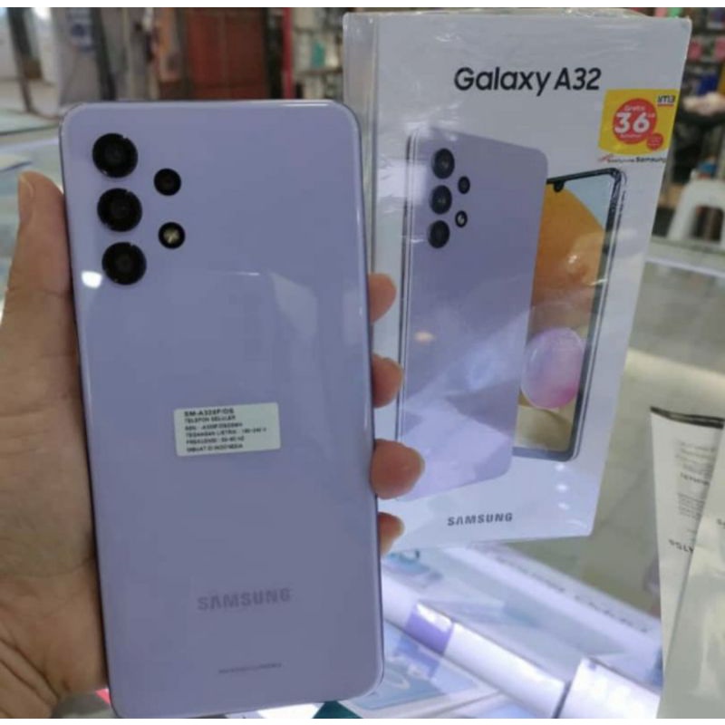 HP BARU SAMSUNG GALAXY A32 | A52 | A72 ORIGINAL WATER RESINTANCE 64 QUAD CAMERA OPTICAL IMAGE STABIL-A32 8GB/128GB VIOLET