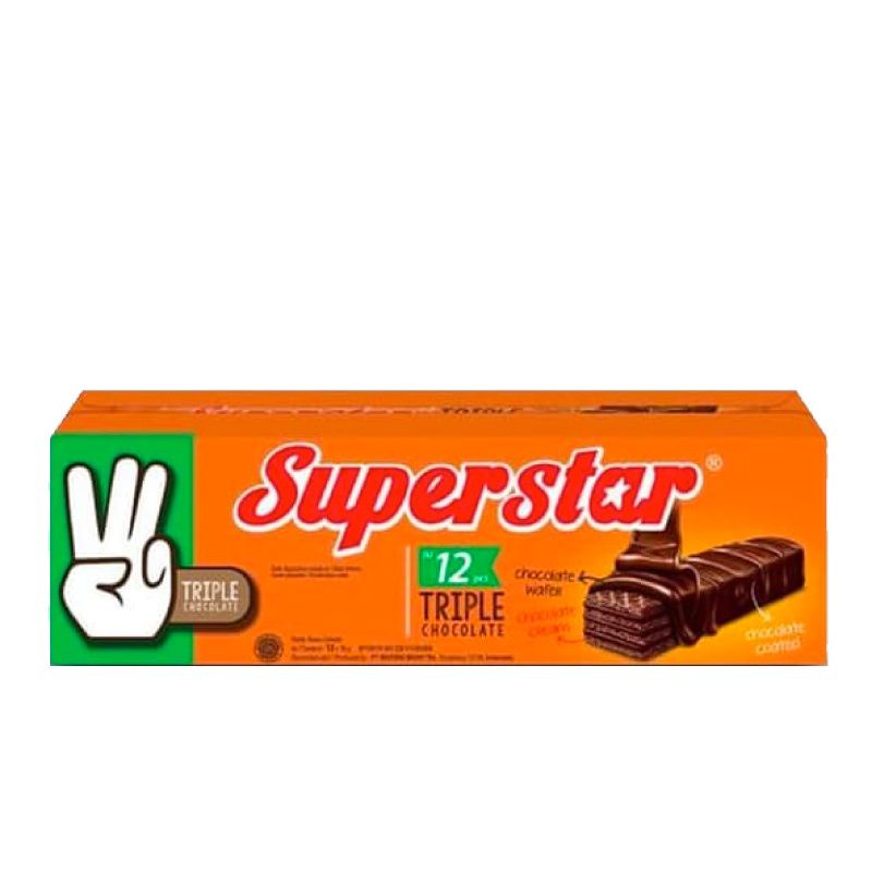 

Superstar Triple Chocolate Box 12 Pcs