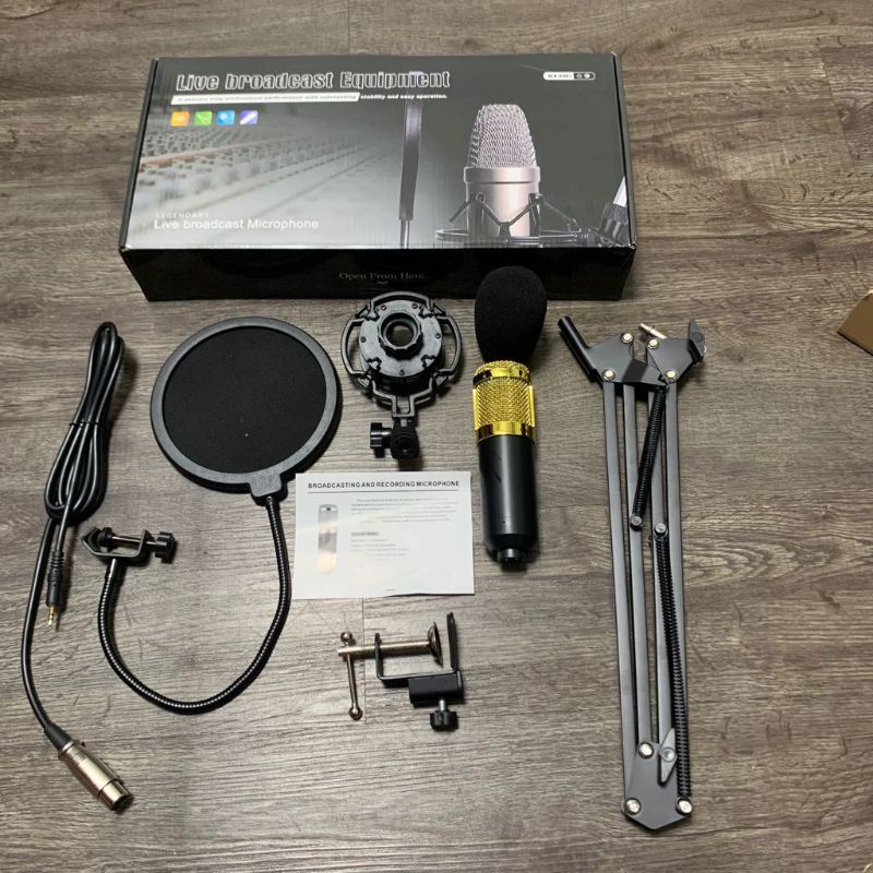 0BM800EC ORIGINAL Full Paket recording Microphone Condenser Live