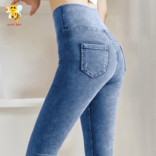 Image of NEW LEGGING JEANS IMPORT High Waist Soft Jeans Stretch SWEET IMPORT MURAH