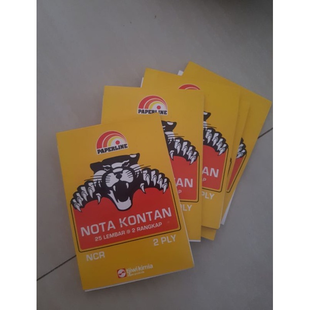 

nota kontan 2ply 25 lembar