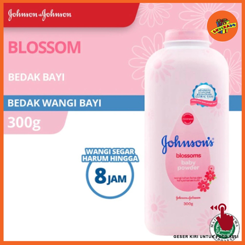 JOHNSON'S BLOSSOMS BABY POWDER 300g - Bedak Bayi