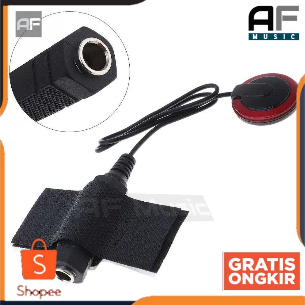 TokoGitar1 Pickup Mikrofon Gitar Akustik P-007 - Piezo Tempel Gitar Spull