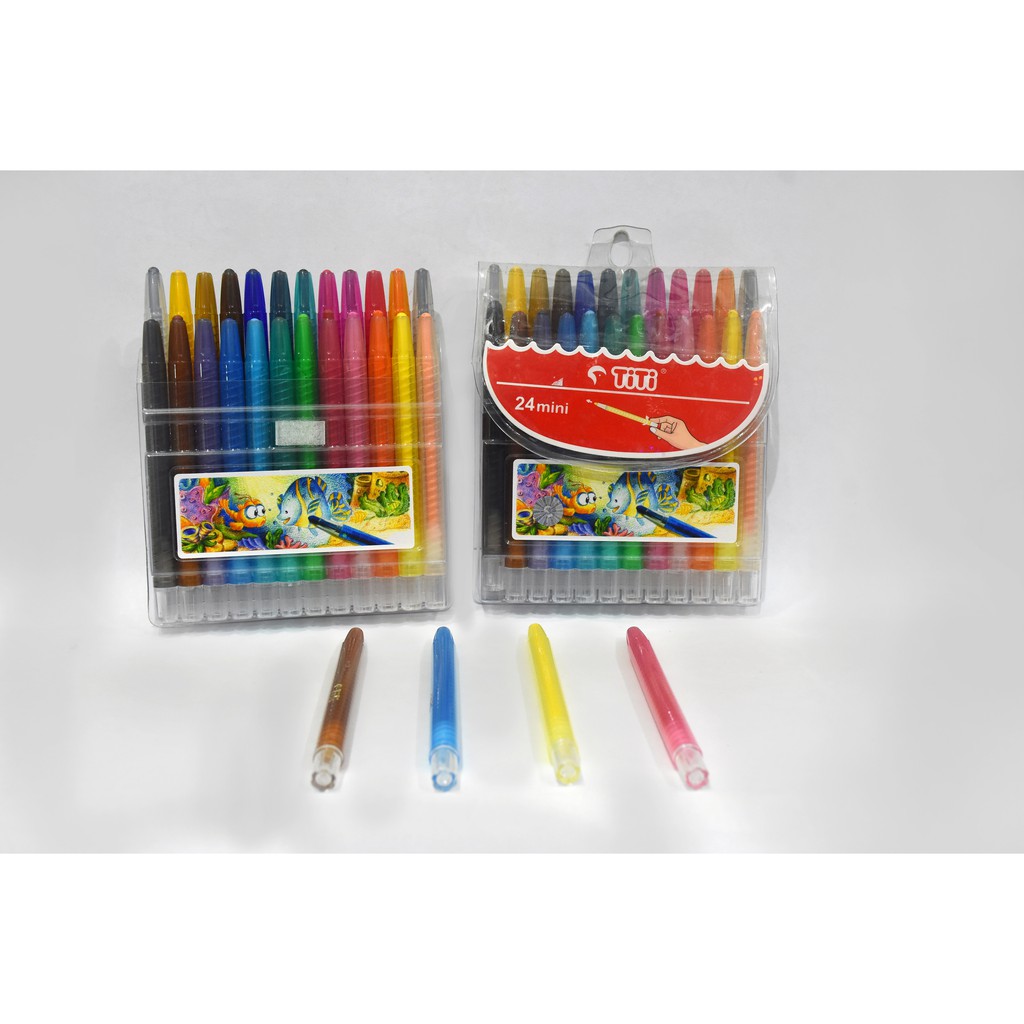 

Crayon Titi Putar Mini 24 warna