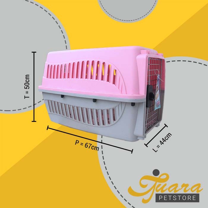 PET CARGO travel Kennel Box kandang murah kucing cat cage