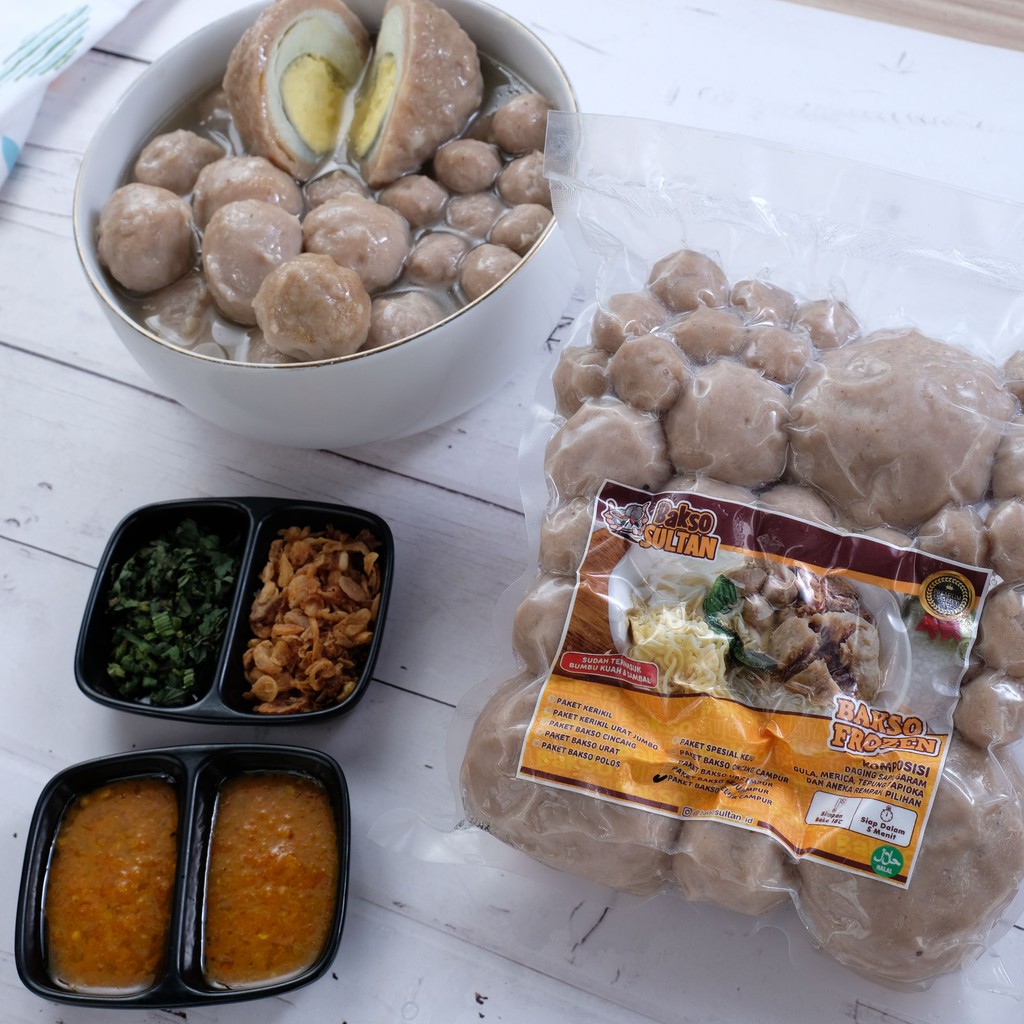 

Paket Bakso Telur Campur | PREMIUM Quality | Halal | Bakso Sultan