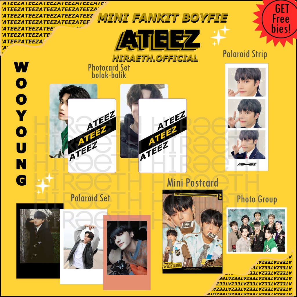 mini fankit ATEEZ BOYFIE ZERO : FEVER EPILOGUE boyfriend material Hongjoong Seonghwa Yunho Yeosang S