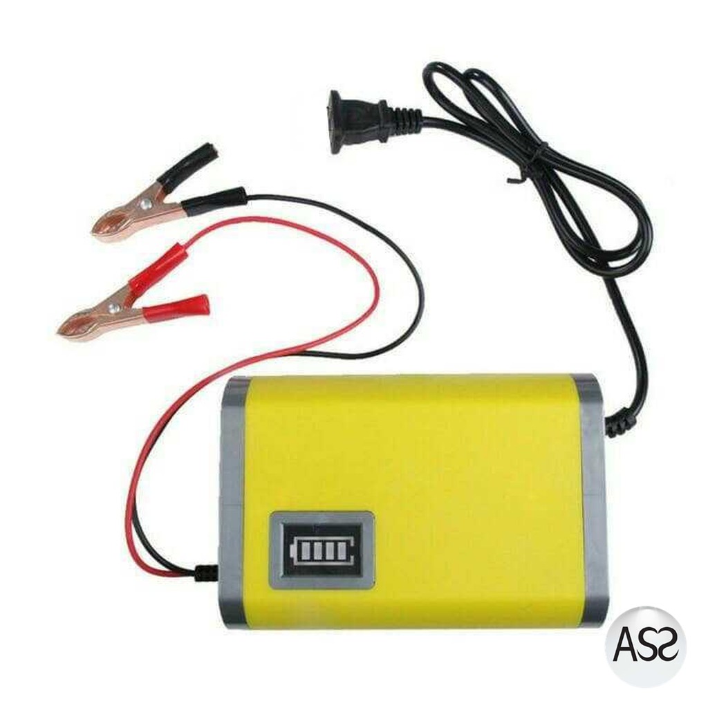 ASS Shop - Taffware Charger Aki Portable Motorcycle Car Battery 6A 12V - FBC1206D