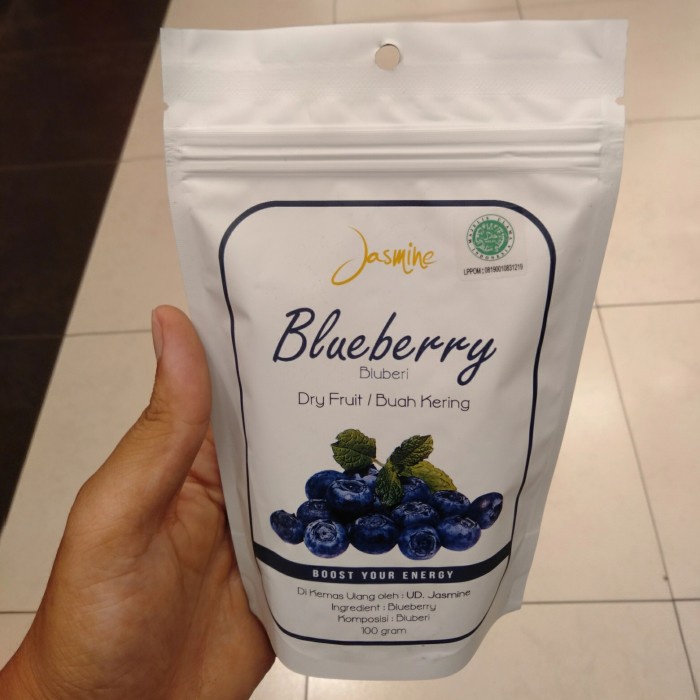 

Buah Kering - Jasmine Bluberry/Dry Fruit/Buah Kering/100G